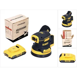 DeWalt DCW 210 inkl. 1x Akku 2,0 Ah + Toolbrothers Schleifscheiben