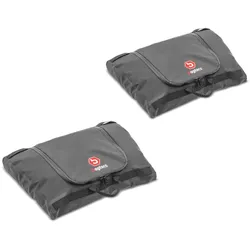 2x Wasserdichte Zusatz Hecktasche Bagtecs XW52 passend für XW50 schwarz Spar-Set
