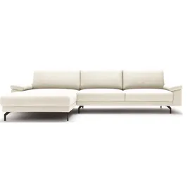 creation by rolf benz Ecksofa "CR.450 elegantes Designsofa mit hohem Sitzkomfort", weiß (perlweiß), B:274cm H:95cm T:178cm, CREATION BY ROLF BENZ, Sofas, Ecksofa