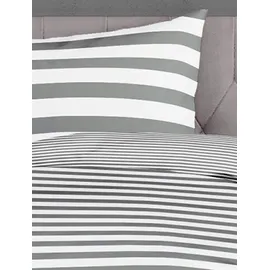 BIERBAUM Bettwäsche »Modern Stripes«, Mako-Satin, 100 % Baumwolle, gestreift, pflegeleicht