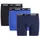 Nike Boxer Brief 3PK obsidian / game royal / schwarz L 3er Pack