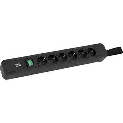 Bachmann PRIMO 2, 2 m, Drinnen, Type E/F, Type EF (CEE 7/7), 1,5 mm2, Schwarz