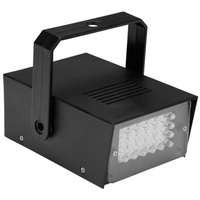 HQ Power Mini-Stroboskop mit weißen LEDs, - 24 LEDs