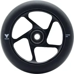 Freestyle Scooter Wheels Trigger 5 Spokes 120mm 88A Schwarz Schwarz x2 120 MM