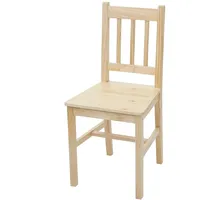 Mendler Esszimmer-Set HWC-F77, Sitzgruppe Esszimmergruppe, Massiv-Holz Landhaus 110cm ~