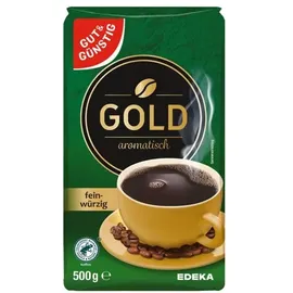 Gut&Günstig Gold gemahlener Kaffee 500 g