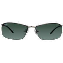 Ray Ban Top Bar RB3183 004/71 63-15 polished gunmetal/green