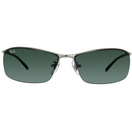 Ray Ban Top Bar RB3183 004/71 63-15 polished gunmetal/green