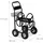 Relaxdays Schlauchwagen 60 m schwarz