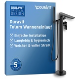 Duravit Tulum bodenstehend, schwarz matt