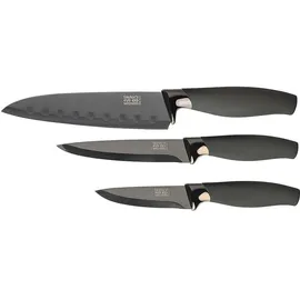 taylors-eye-witness ltd. Brooklyn Titanium Messerset 3-tlg. Schwarz