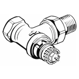 Danfoss Thermostatventil RA-N 15 1/2 Zoll Eckform