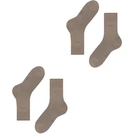 Esprit Basic Easy Socken 2er Pack Braun 47-50