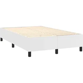 vidaXL Boxspringbett 120 x 200 cm Weiß