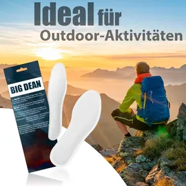 BigDean Fußwärmer 25 Paar Weiß