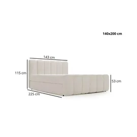 GRAINGOLD Cloud 140 x 200 cm Beige