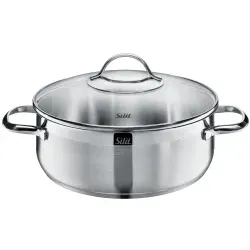 SILIT Achat Bratentopf 2101253068 , Durchmesser: 24 cm
