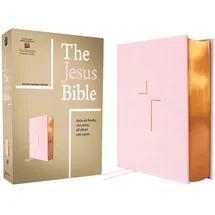 Zondervan The Jesus Bible, ESV Edition, Leathersoft over Board, Pink