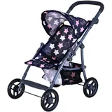Knorrtoys Puppenbuggy Liba Star Blue pink