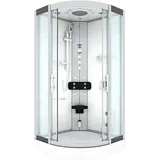 AcquaVapore Dampfdusche Duschtempel Sauna Dusche Duschkabine D46-20T3 100x100