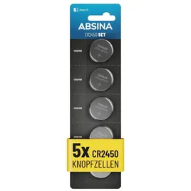 Absina Knopfzelle CR 2450 560 mAh 5 St.