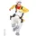 deguise toi Jolly Jumper Carry-Me-Kostüm Unisex Einheitsgröße