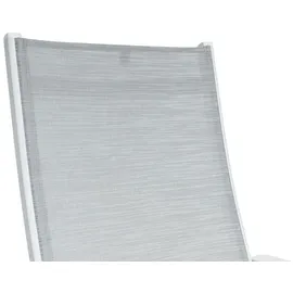 Kettler Basic Plus Gartenstuhl 61 x 61 x 109 cm weiß matt/hellgrau