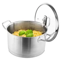 SILBERTHAL Kochtopf Induktion 24 cm - Edelstahl - 5,8L