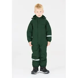 ZigZag Schneeoverall ZIGZAG "Vally", Mädchen, Gr. 98, EURO-Größen, grün (tannengrün), 100% Polyester, lang, Overalls, mit wasser- und winddichter TPU-Membran