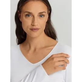 Hanro Pyjama Cotton Silk Weiß M