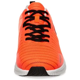 Camp David Herren, Moderner Sneaker im coolen Materialmix Speed orange, 41 - 41 EU