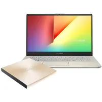 ASUS Bundle VivoBook S14 Notebook 14 Zoll Full HD und ZenDrive U9M DVD-Brenner