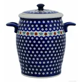 BUNZLAUER KERAMIK Original Rumtopf 4,2 Liter Mehrzwecktopf Keramiktopf Einlegetopf (Dekor 41)