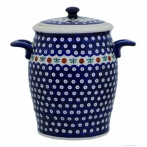 BUNZLAUER KERAMIK Original Rumtopf 4,2 Liter Mehrzwecktopf Keramiktopf Einlegetopf (Dekor 41)