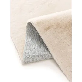 benuta Kunstfellteppich, Beige, Kunststoff, Rechteckig, 70x200 cm, pflegeleicht, Teppiche & Böden, Teppiche, Fellteppiche