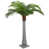 vidaXL Palme Künstlich 15 Blätter 200 cm Grün, - vidaXL