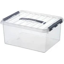 SUNWARE Aufbewahrungsbox Q-line H6162602 15l Deckel Tragegriff tr