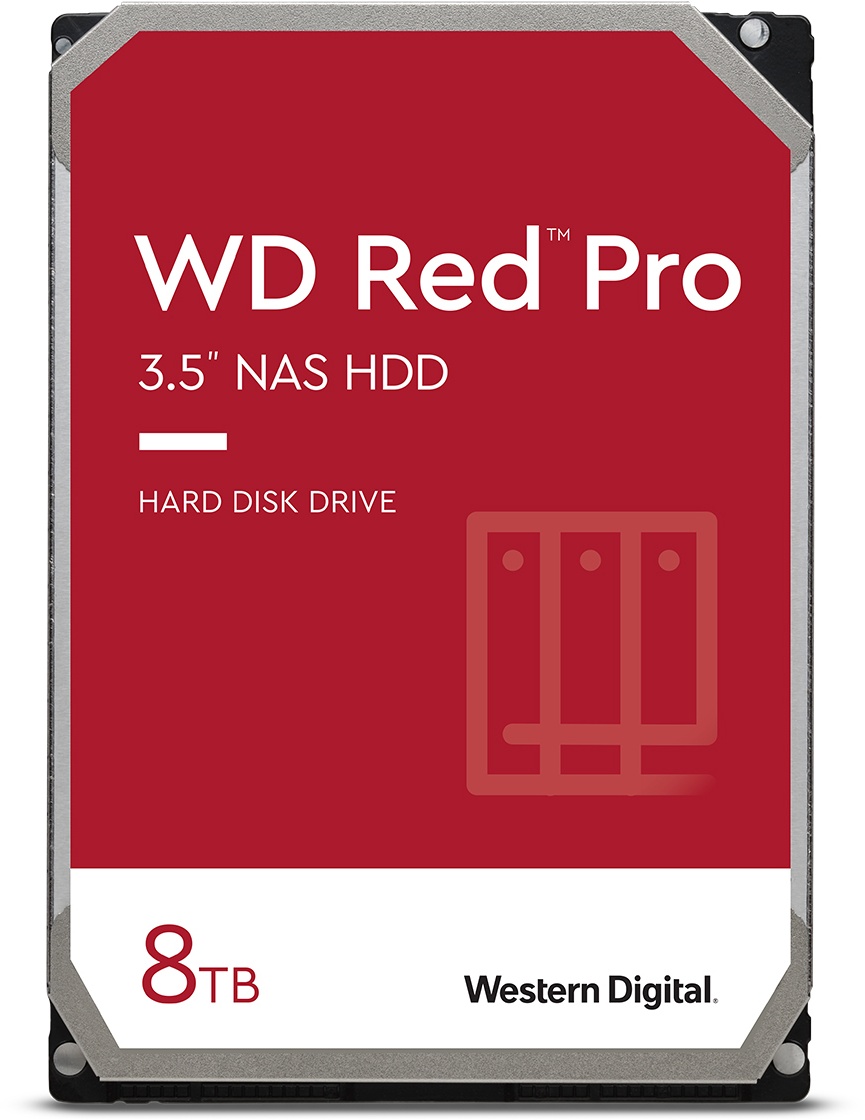 Western Digital WD Red Pro 8TB 3.5 Zoll SATA 6Gb/s - interne NAS Festplatte CMR