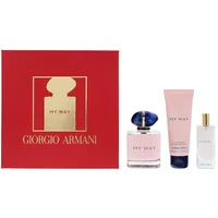 Giorgio Armani My Way 3-teiliges Geschenkset: Eau de Parfum 90 ml – Eau de Parfum 15 ml – Body Lotion 75 ml