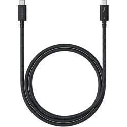 Satechi Thunderbolt 4 Pro Cable, Länge: 1 Meter Datenübertragung von bis zu 40 Gbit/s, Ladeleistung von bis zu 240W, Unterstützt Bildauflösungen von 8