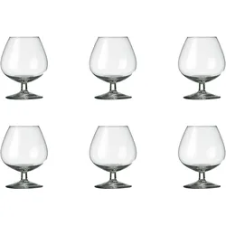 Royal Leerdam 6 x Cognacschwenker, Cognacglas, Glas, transparent, 25cl