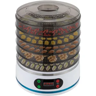 Dörrautomat mit Temperaturregler 95-158°FDörrgerät Lebensmittel-Dehydrator für Lebensmittel und Jerky, Früchte, Kräuter, Gemüse, Temperaturkontrolle Elektrische Lebensmittel Trockner Maschine