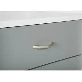 Interlink Novi Rollcontainer 40 x 37 x 65 cm grau / weiß
