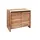 Massivmoebel24 PURE ACACIA 611 Badschrank 70 x 40 x 60 cm Beige Massivholz