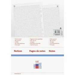Ersatzeinlage kariert Papier 14,8x21cm RIDO 7065451 für Timing 1