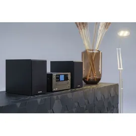 Kenwood M-725DAB-B - Micro HiFi-System mit DAB+, CD, USB, Bluetooth und TFT-Display, Midnight Black
