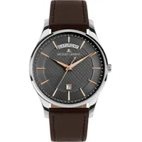 Jacques Lemans Herrenuhr London Quarz Braun/Anthrazit