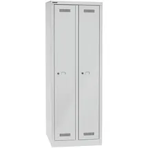 BISLEY MonoBloc ML06D1 lichtgrau ML06D1645, 2 Schließfächer 61,0 x 50,0 x 170,0 cm