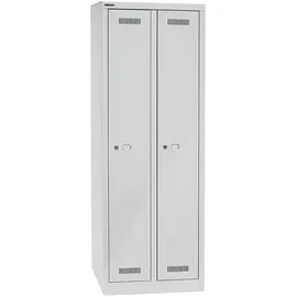 BISLEY MonoBloc ML06D1 lichtgrau ML06D1645, 2 Schließfächer 61,0 x 50,0 x 170,0 cm