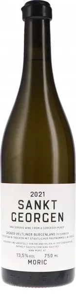 Sankt Georgen Aka Serious wine from a Gorgeous place Moric 2021